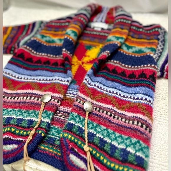 Vintage Women’s Casual Corner Wool Western Jacket w/ Conchos - Picture 1 of 11